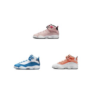 JordanAirJordan6Rings皮革六冠王防滑减震耐磨中帮高帮 攀登