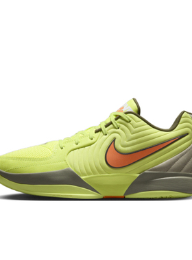 Nike Ja2莫兰特二代 百搭 防滑耐磨 低帮 篮球鞋 男女同款 黄绿色