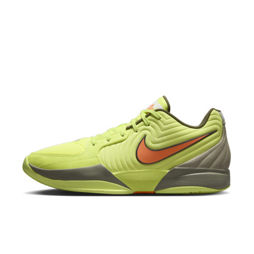 Nike Ja2莫兰特二代 百搭 防滑耐磨 低帮 篮球鞋 男女同款 黄绿色