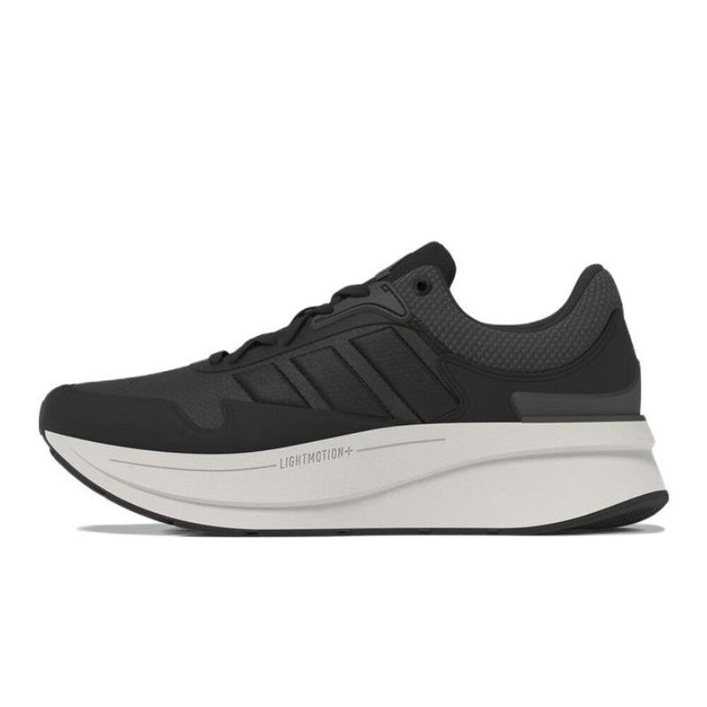 【攀登】 adidas 跑步鞋 跑步机塑胶跑道公路 织物 系带 厚底