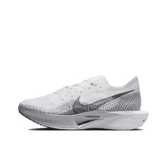 Nike ZoomX Vaporfly Next%3 低帮马拉松长跑竞速跑步鞋 女款白灰