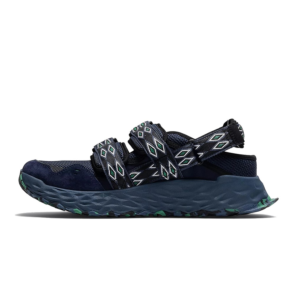 【攀登】 New Balance 生活休闲鞋 春夏秋 蓝色 平跟 魔术贴 低帮