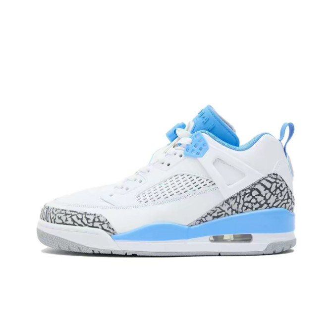 Jordan Spizike LOW 舒适百搭 耐磨 低帮复古篮球鞋 男女同款白色