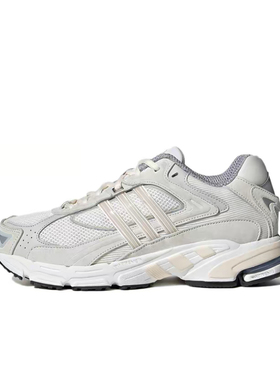 adidas originals Response复古EVA橡胶低帮跑步鞋男女同款浅灰色