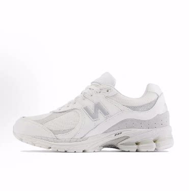 New Balance NB 2002R 时尚舒适 合成革 低帮跑步鞋 男款 白灰