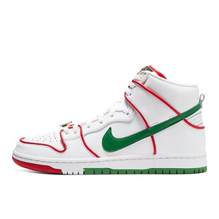 【攀登】 Nike 板鞋 圆头 男女通用 帆布 高帮 白色 系带 平跟