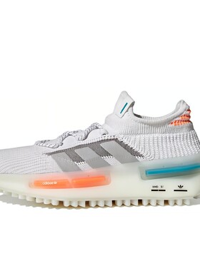 【攀登】 adidas originals 生活休闲鞋 白色 织物 低帮 平跟