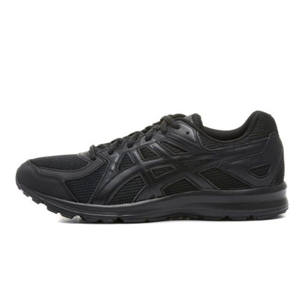 【攀登】 Asics 跑步鞋 PU织物 男女通用 训练 低帮 耐磨 黑色