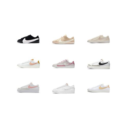 【攀登】NikeBlazer潮流休闲百搭合成革/帆布低帮通勤板鞋女款