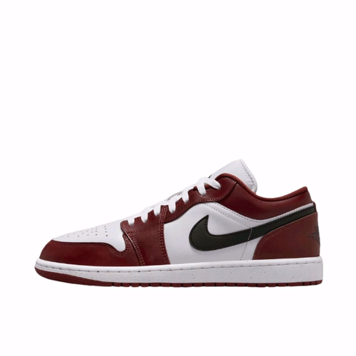 Jordan Air Jordan 1 舒适百搭 低帮复古篮球鞋男女同款白红黑