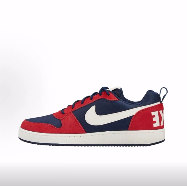 Nike Court Borough 百搭舒适 防滑耐磨 低帮 板鞋 男款 红蓝色