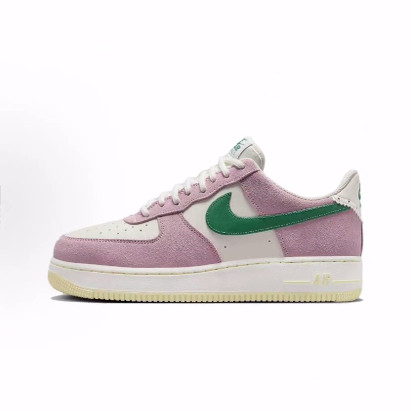 Nike Air Force 1 07 Lv8 绒面革 低帮 板鞋 男女同款 粉绿白,运动鞋new,板鞋,淘宝优惠券,粉丝福利购,淘宝优惠卷
