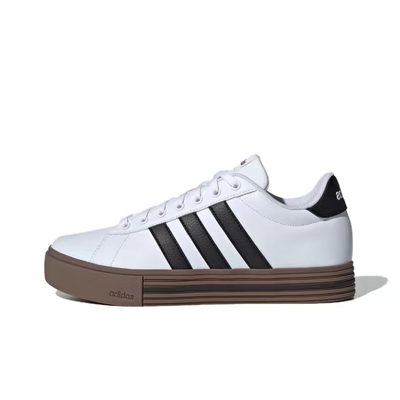 adidas Daily 4.0 舒适百搭 低帮 板鞋 男女同款 白黑色