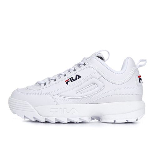 【攀登】FILA斐乐Disruptor2舒适低帮老爹鞋男女同款白韩版