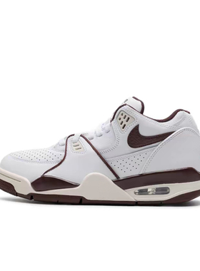 Nike Air Flight 89 时尚潮流舒适 低帮 复古篮球鞋 男款 白色