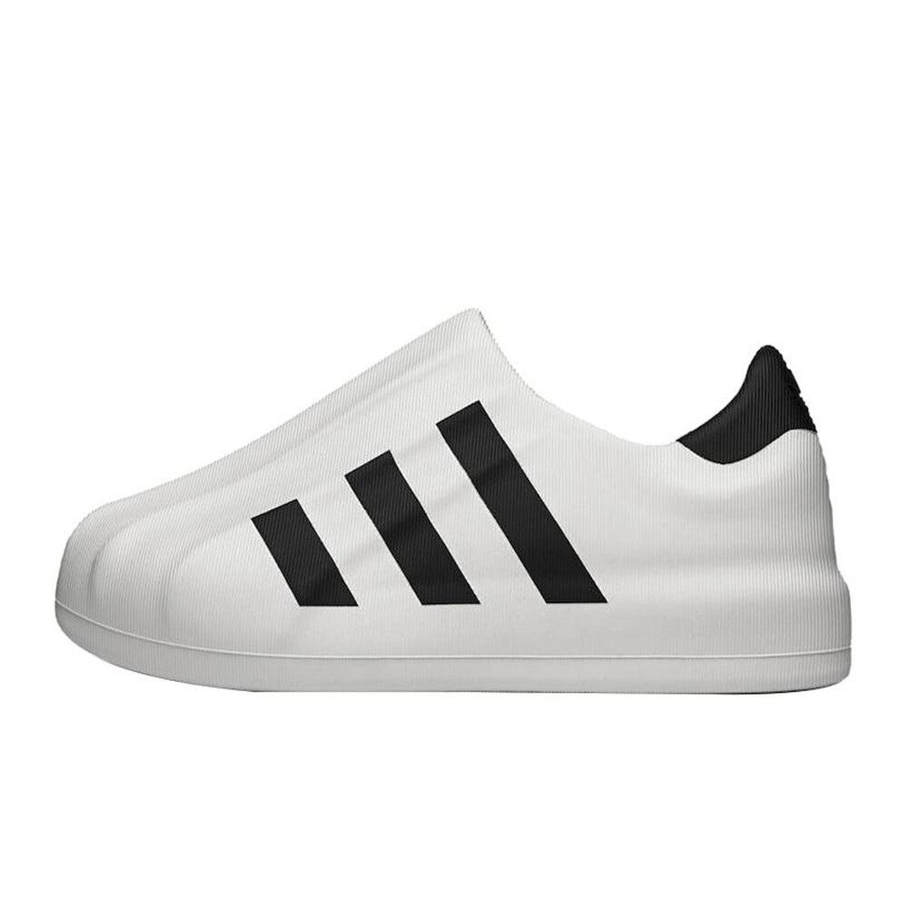 adidas originals 生活休闲鞋 男女通用 圆头 一脚蹬 白色