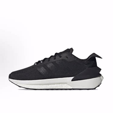 adidas Avryn 回弹 织物耐磨 低帮 休闲训练跑步鞋 男女同款 黑白