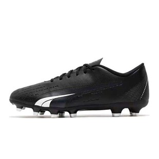 PUMA 足球鞋 黑色 男 低帮 圆头 减震耐磨 系带 平跟 四季通用
