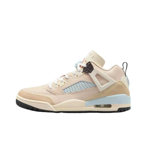 Jordan Spizike Low 防滑耐磨 低帮 复古篮球鞋 男女同款 米色