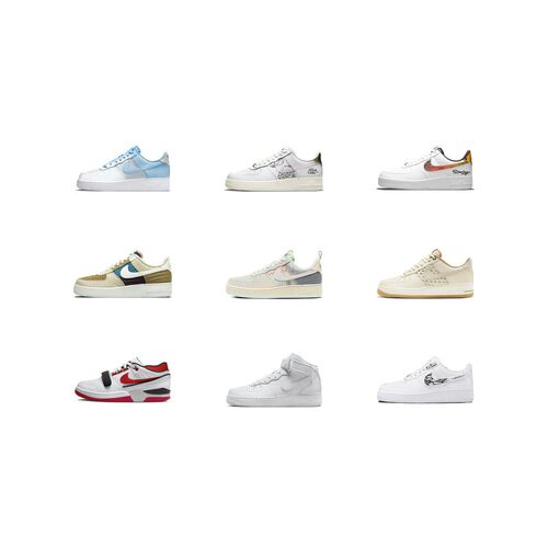【攀登】Nike Air Force 1 低帮 舒适百搭 板鞋 男女同款 拼色