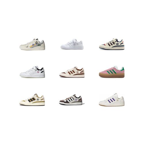 【攀登】adidasoriginalsFORUM系列防滑耐磨轻便舒适经典低帮中帮