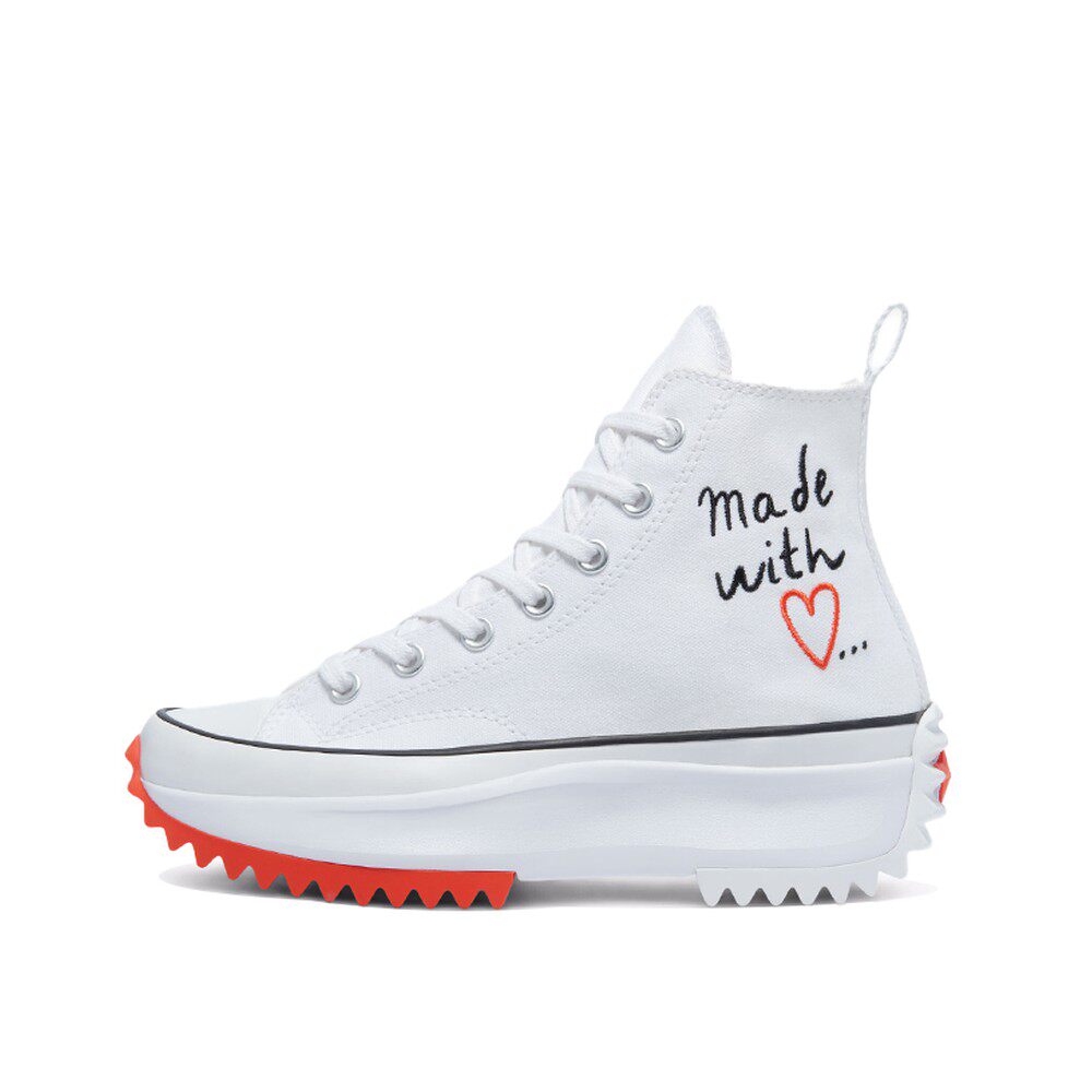 【攀登】 Converse 帆布鞋 四季通用 防滑耐磨 厚底 圆头 高帮 女