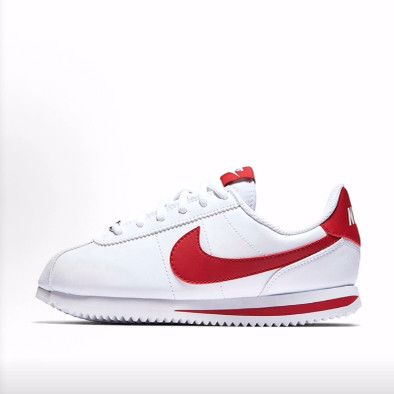 Nike Cortez Basic SL Basic SL 合成革 舒适 低帮 儿童跑步鞋
