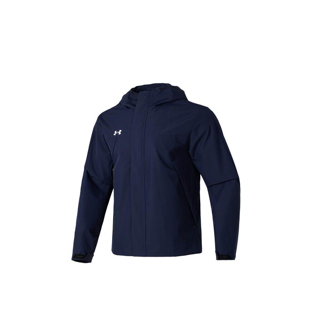 【攀登】 Under Armour 夹克 落肩袖 品牌LOGO纯色 适中 涤纶