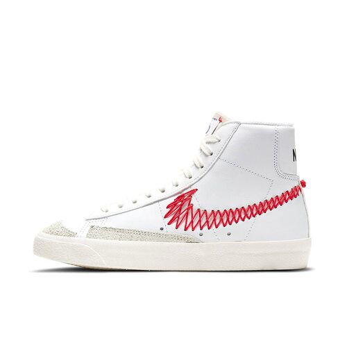 【攀登】 Nike 儿童板鞋 四季通用 中帮 白色
