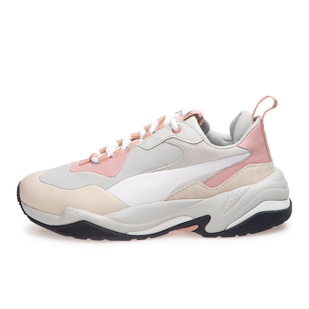 【攀登】 PUMA 老爹鞋 女 防滑轻便 低帮 圆头 厚底 白色