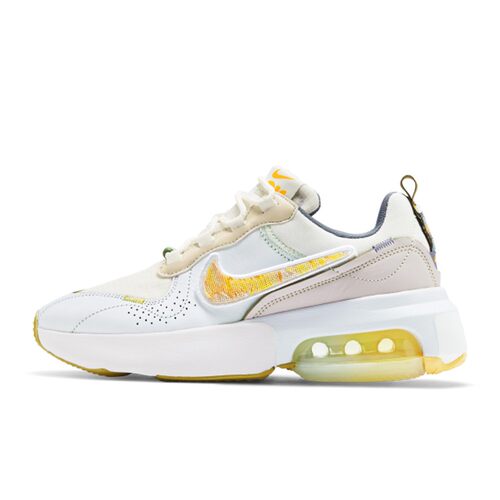 【攀登】 Nike 生活休闲鞋 织物 女 厚底 系带 白色 减震防滑