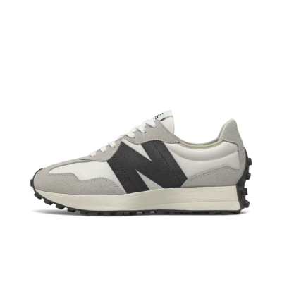 New Balance NB 327舒适耐磨 低帮休闲城市通勤跑步鞋 男款灰黑白
