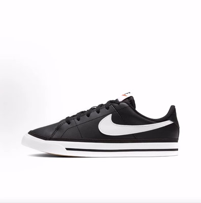NikeCourt Legacy 简约舒适GS 防滑 低帮 板鞋 黑白 男女同款