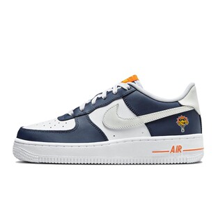 皮革 Nike 蓝色 低帮 通用 儿童板鞋 四季
