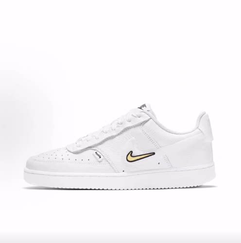 Nike Court Vision 合成革二层牛皮 低帮 板鞋 女款