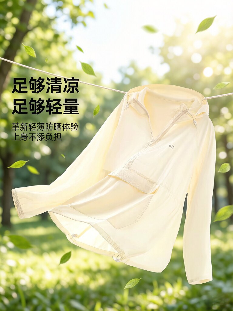 VVC防晒衣女2025春夏新款轻气流防晒服户外轻薄连帽外套成毅同款图片