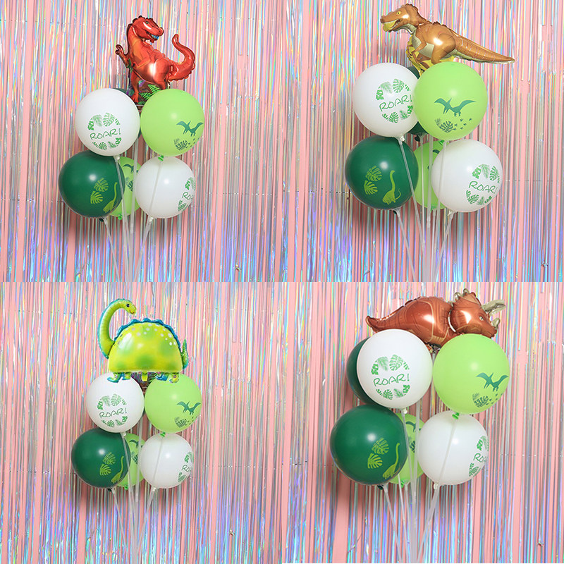 恐龙桌飘气球网红森系生日快乐装饰支架儿童周岁宝宝派对场景布置,节庆用品/礼品,节日装扮用品,淘宝优惠券,粉丝福利购,淘宝优惠卷