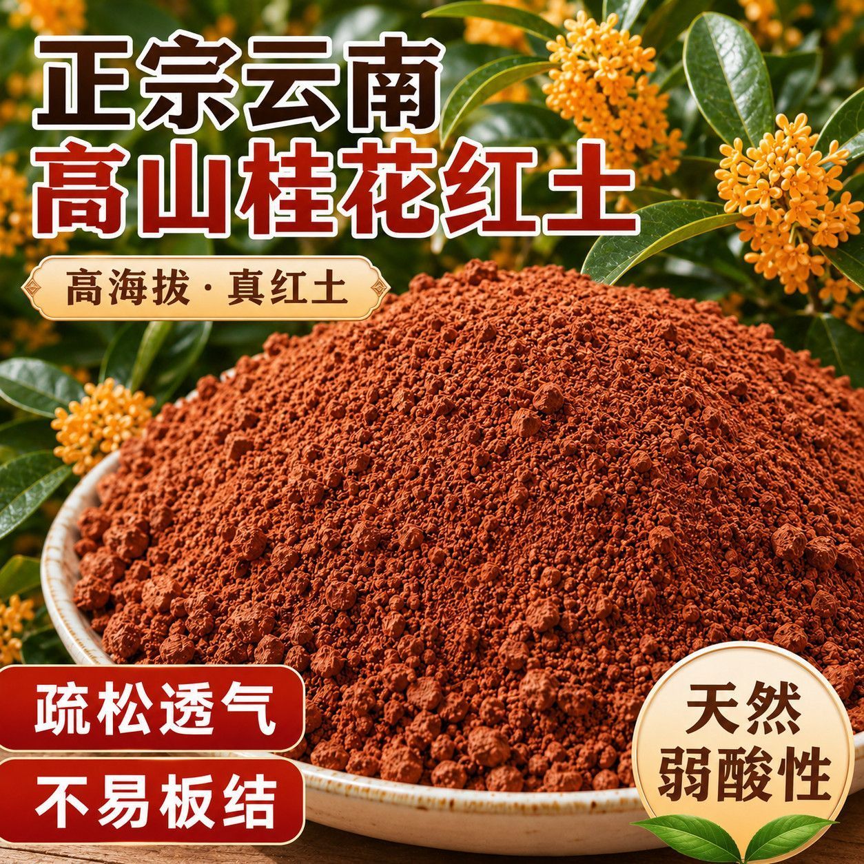 桂花树专用土营养土家用阳台养花专用土室内盆栽桂花树有机种植土图片