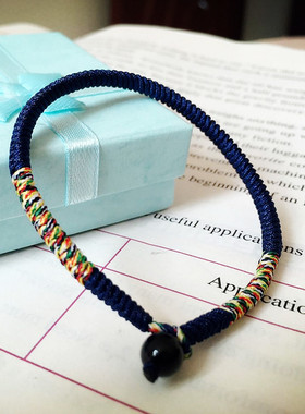 编织民族风本命年金刚结手链绳