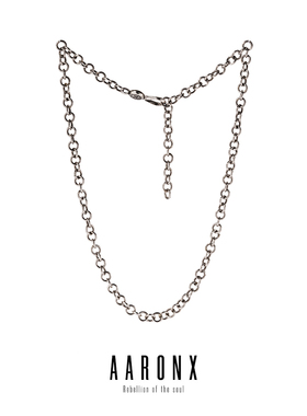 AARONX925银圈圈项链