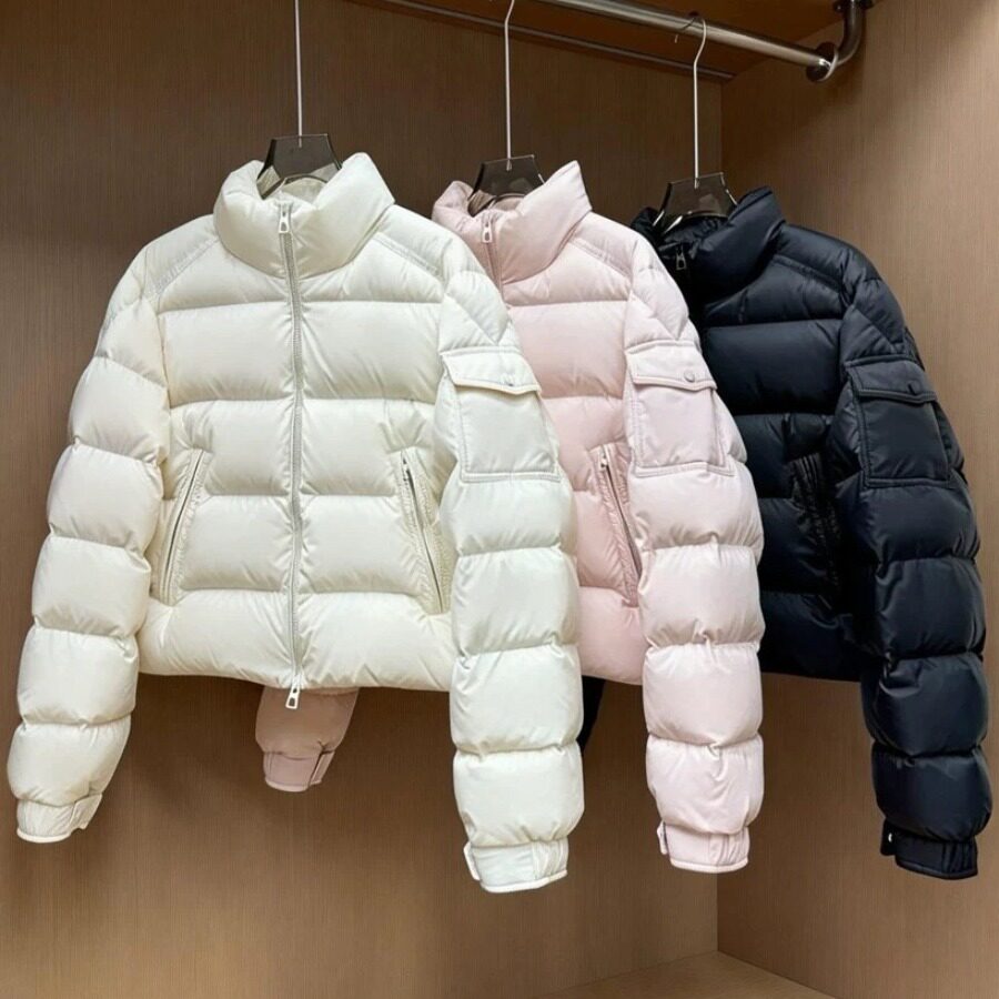 短款肯豆泡芙羽绒棉服女2026冬新款小个子立领保暖加厚外套