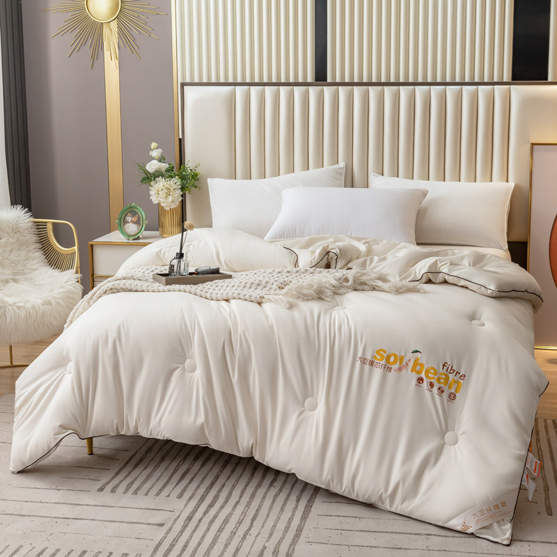 大豆纤维被芯春秋被棉被加厚冬被单人双人空调被宿舍被四季通用被