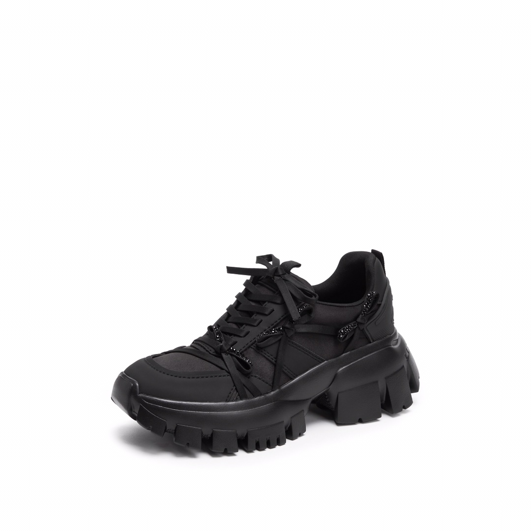 商场同款2025新款蝴蝶甜心老爹鞋厚底增高运动休闲鞋女鞋ECE90CM5