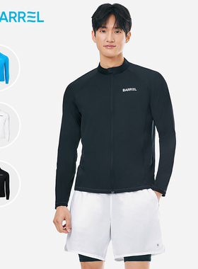 韩国BARREL冲浪服潜水服防晒泳衣长袖沙滩水母服男士宽松2025新款