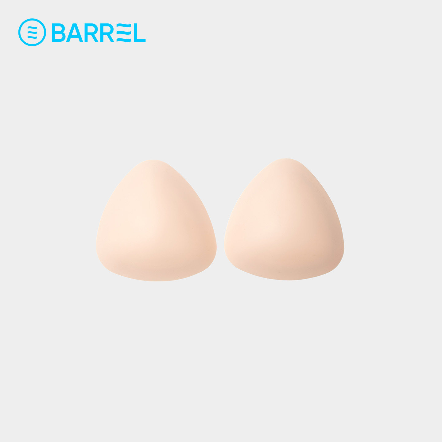 BARREL女士乳贴硅胶胸垫比基尼插片稳固贴合防凸点游泳冲浪