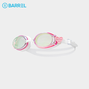 韩国BARREL儿童镜面泳镜防雾高清游泳眼镜男女童2025新款