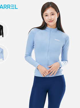 韩国BARREL冲浪衣防晒泳衣女士水母服海边度假浮潜分体长袖2025款