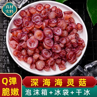 海灵谷海灵菇脆爽海鲜海鲜海灵姑海鲜400g下饭菜冷冻鱿鱼年夜饭