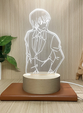 新款名侦探柯南动漫周边安室透小夜灯床头灯卧室灯送男女生日礼物