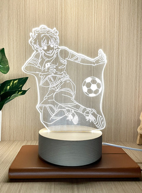 蓝色监狱BLUELOCK周边蜂乐回变色装饰品摆件小夜灯台灯送男女礼物